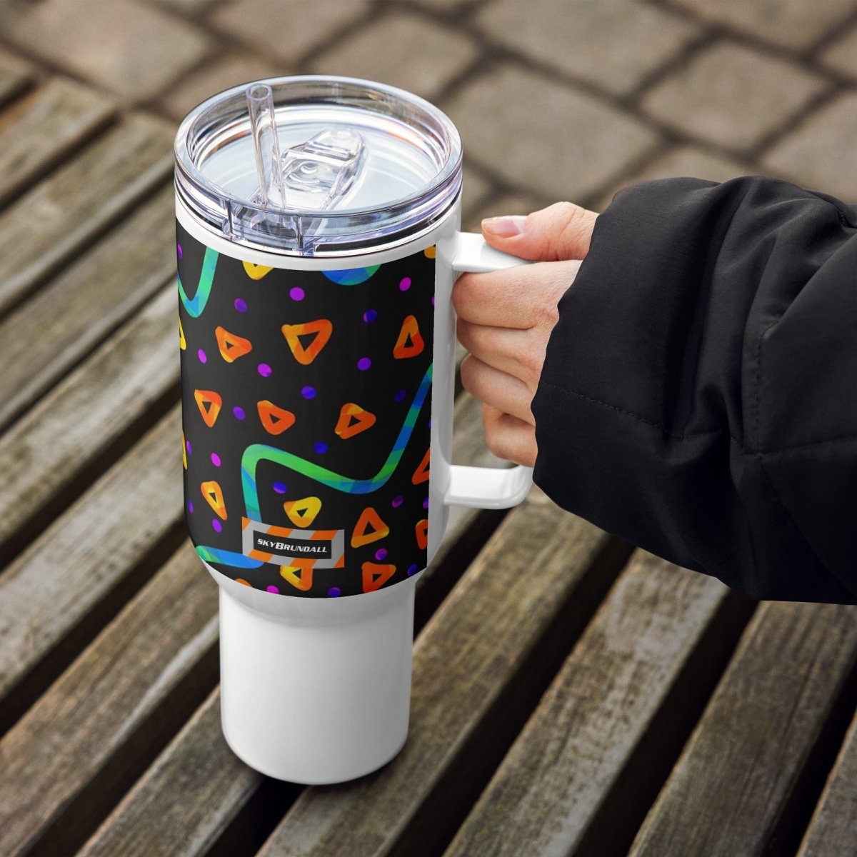 DWF Wild Energy Orange Travel Mug from Sky Brundall Concepts