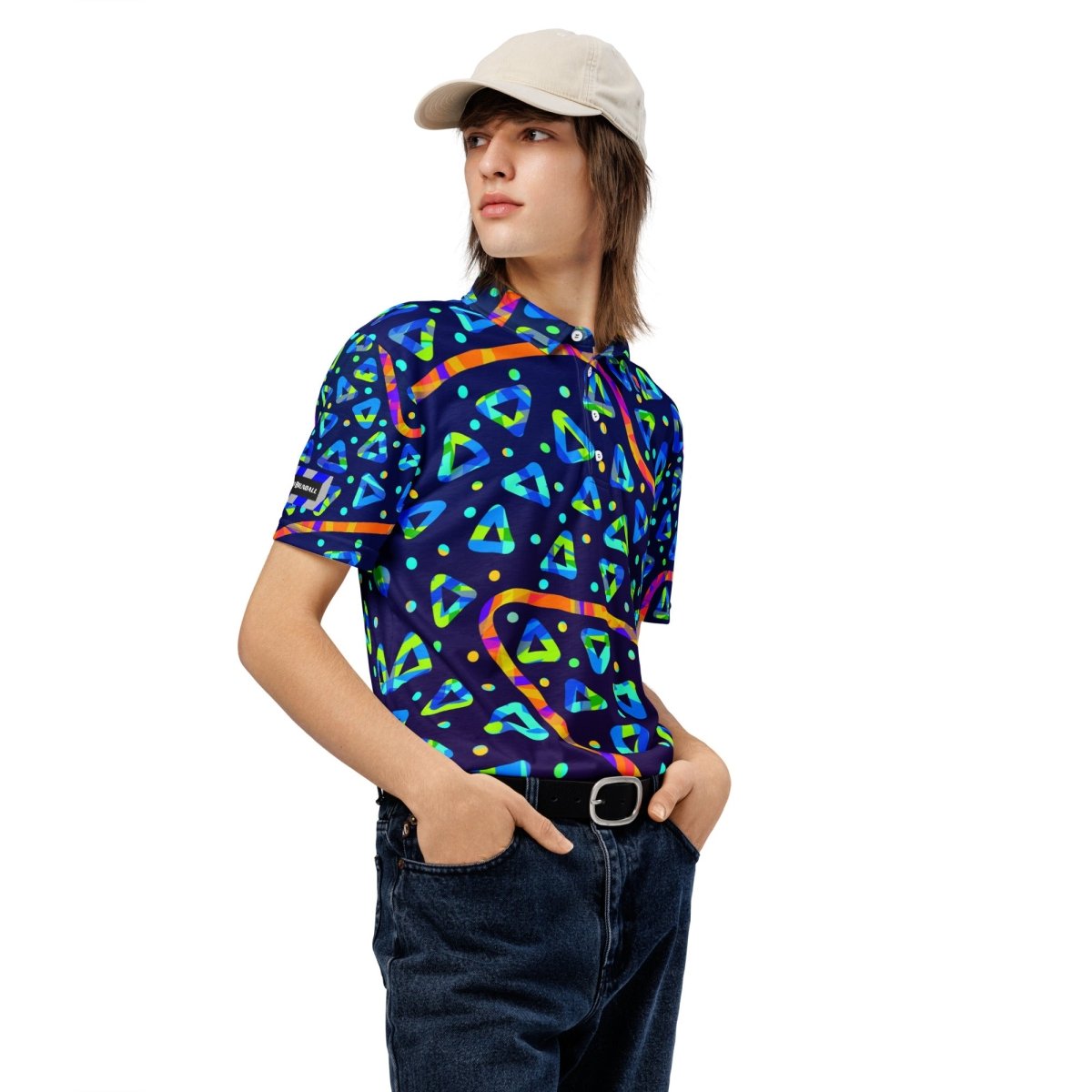 Electric Crumble Men’s Slim Fit Polo from Sky Brundall Concepts