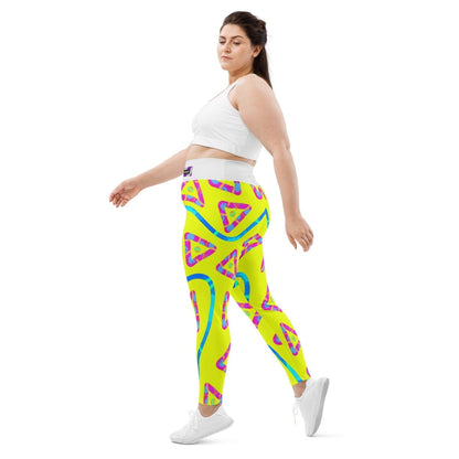 Urban Jump Yellow Plus Size Leggings from Sky Brundall Concepts