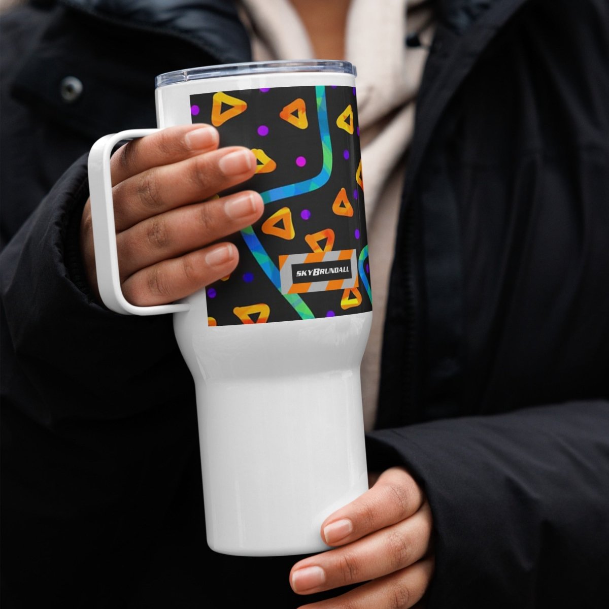 DWF Wild Energy Orange Travel Mug from Sky Brundall Concepts