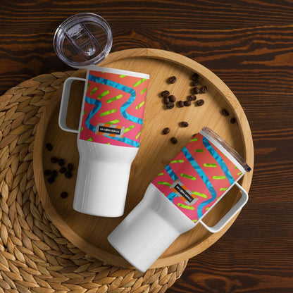 Dream Wave Festival Summer Buzz Travel Mug from Sky Brundall Concepts
