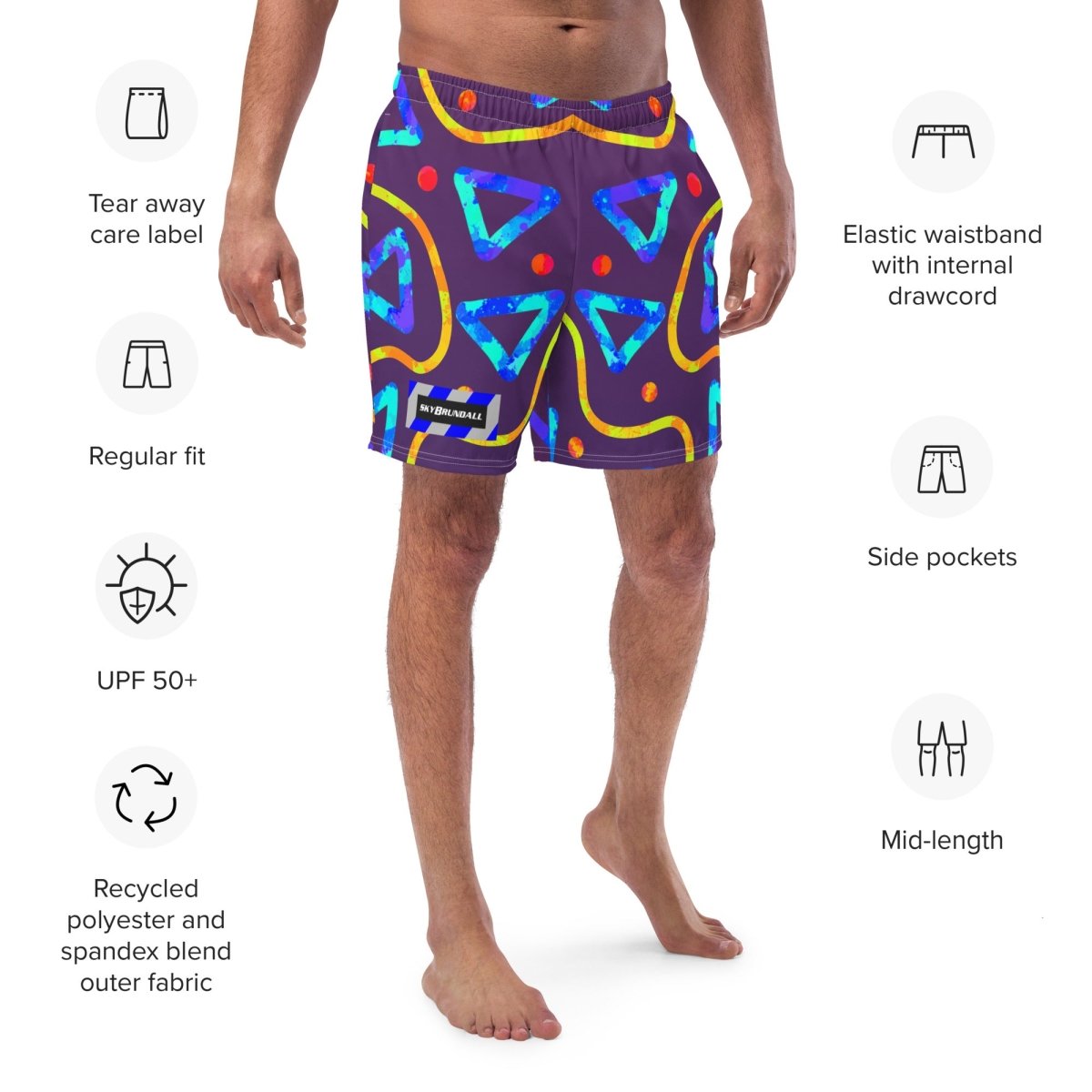 DWF Arcade Crunch 1 Swim Trunks from Sky Brundall Concepts