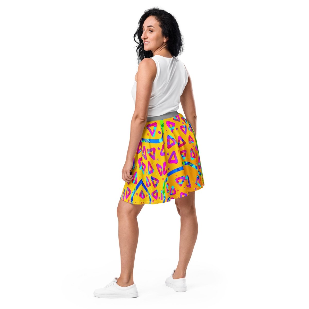 Dream Wave Festival - Electric Crumble 5 Skater Skirt from Sky Brundall Concepts