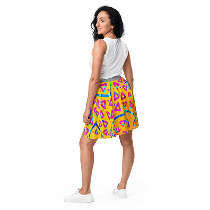 Dream Wave Festival - Electric Crumble 5 Skater Skirt from Sky Brundall Concepts