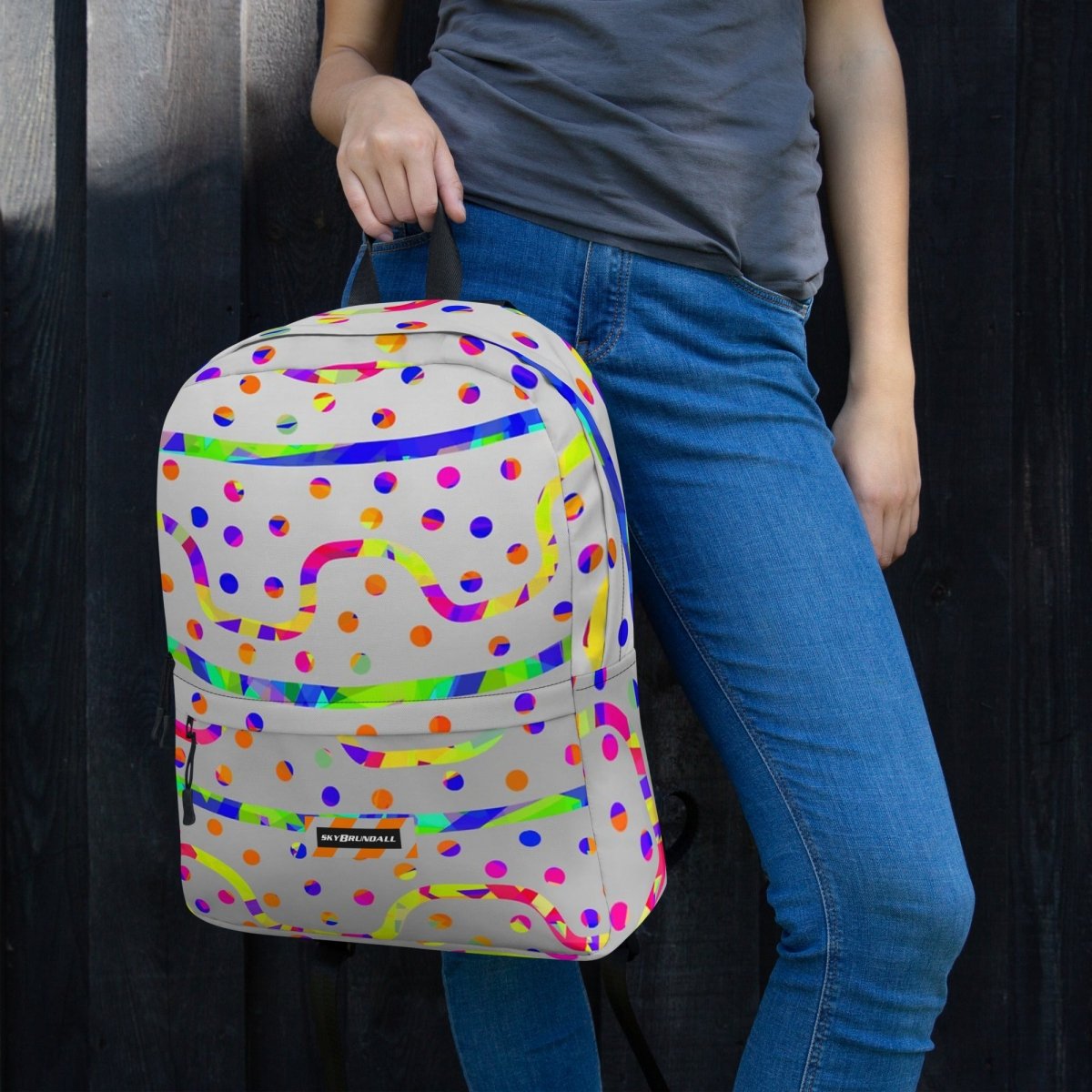 Rainbow Fiesta Medium Backpack from Sky Brundall Concepts