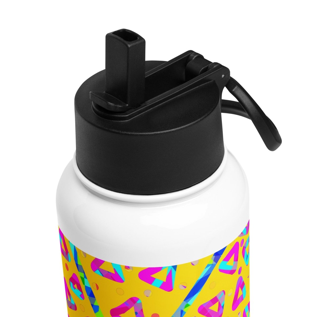 Electric Crumble Yellow Water Bottle from Sky Brundall Concepts