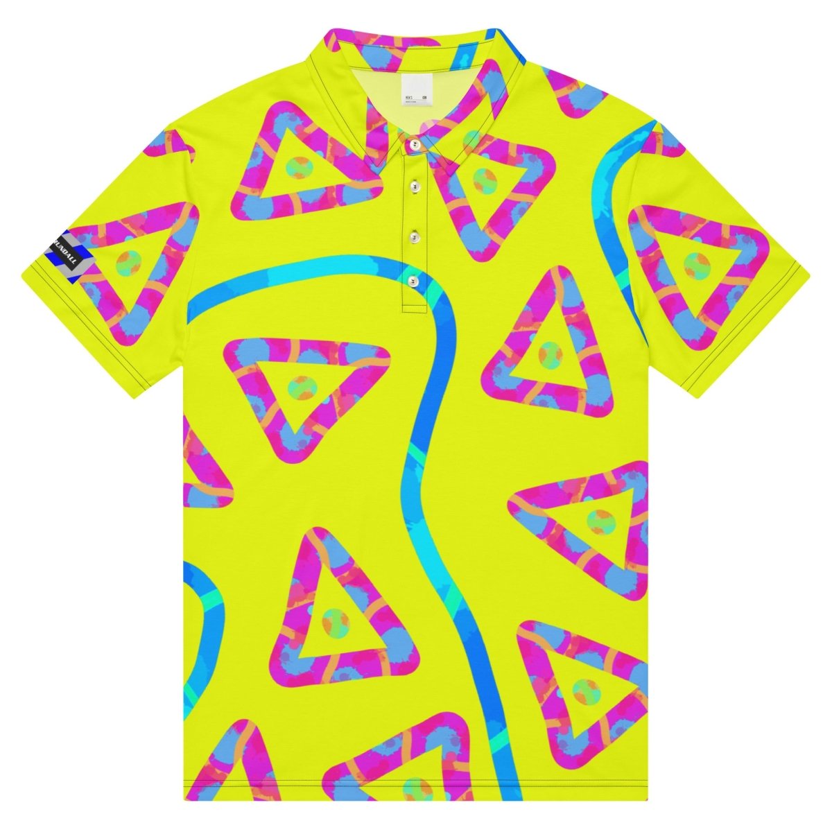 Urban Jump Yellow Men’s Slim Fit Polo from Sky Brundall Concepts