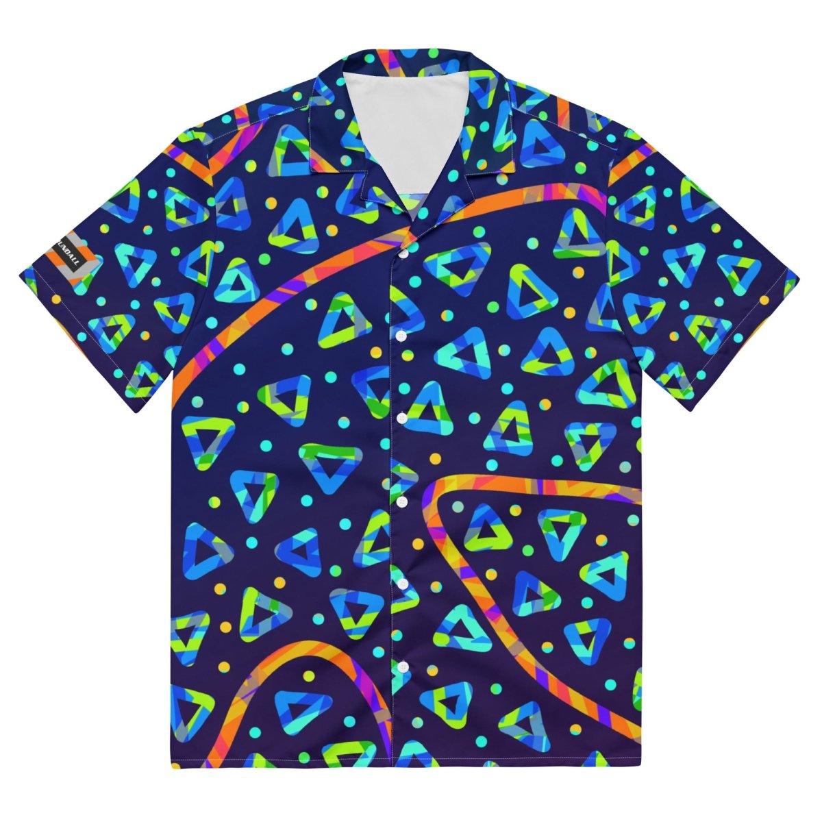 Electric Crumble Unisex Button Shirt from Sky Brundall Concepts