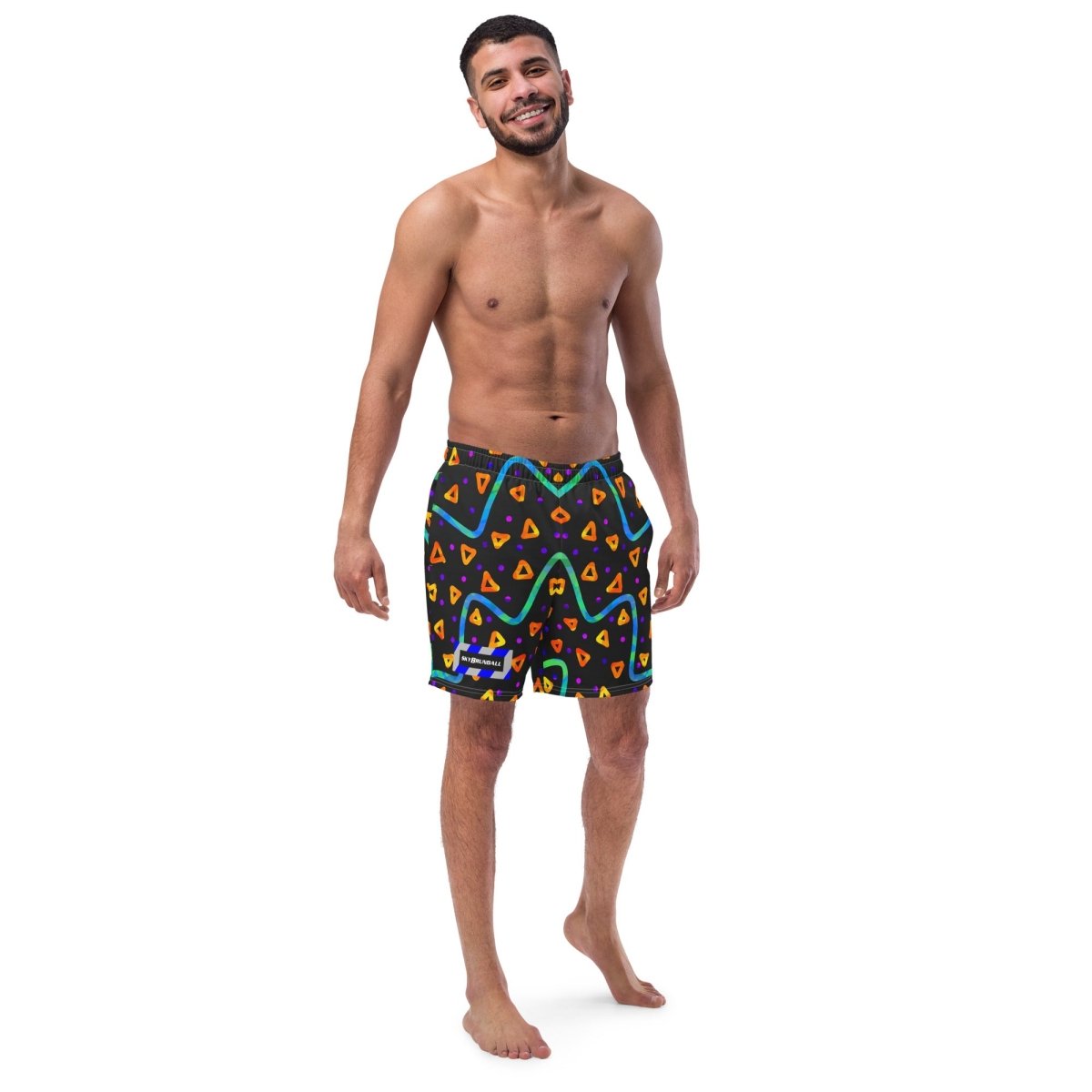 Wild Energy Orange Swim Trunks from Sky Brundall Concepts