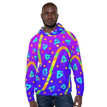 Cool Rush Candy Rain Unisex Hoodie from Sky Brundall Concepts
