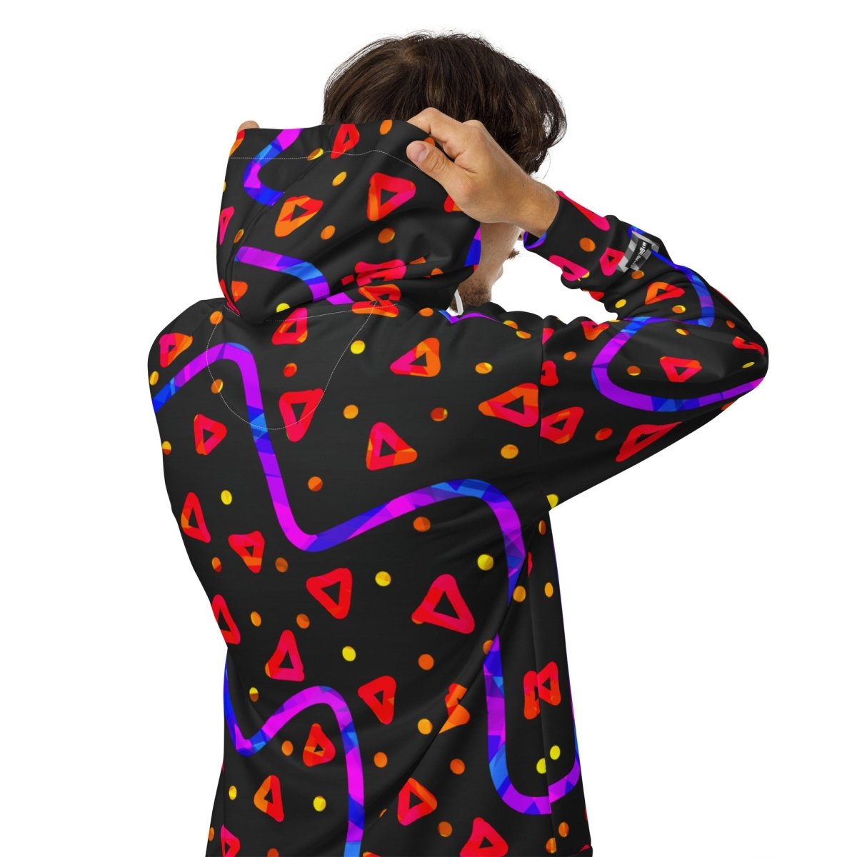 Wild Energy Red Unisex Zip Hoodie from Sky Brundall Concepts