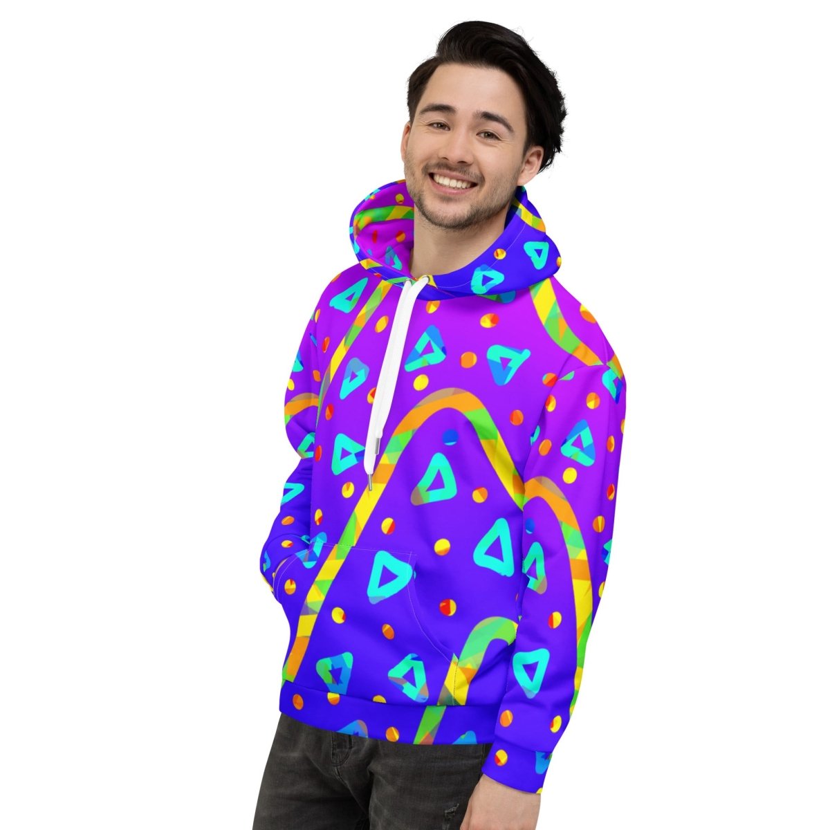 Cool Rush Candy Rain Unisex Hoodie from Sky Brundall Concepts