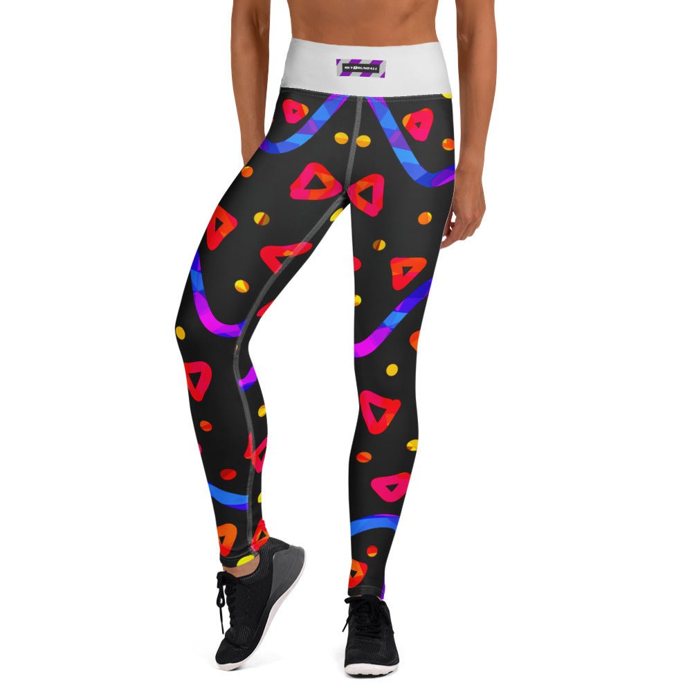 DWF Wild Energy Red Yoga Leggings from Sky Brundall Concepts
