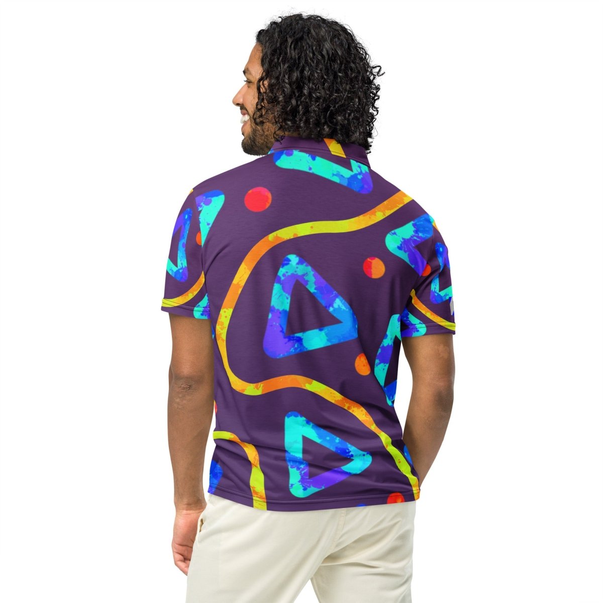 Dream Wave Festival - Arcade Crunch 1 Men’s Slim Fit Polo from Sky Brundall Concepts