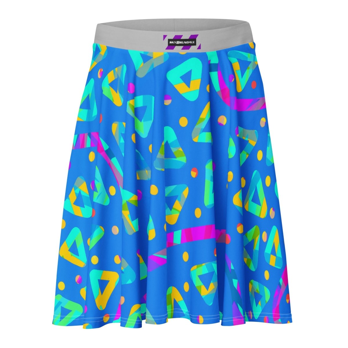 Dream Wave Festival - Electric Crumble 8 Skater Skirt from Sky Brundall Concepts