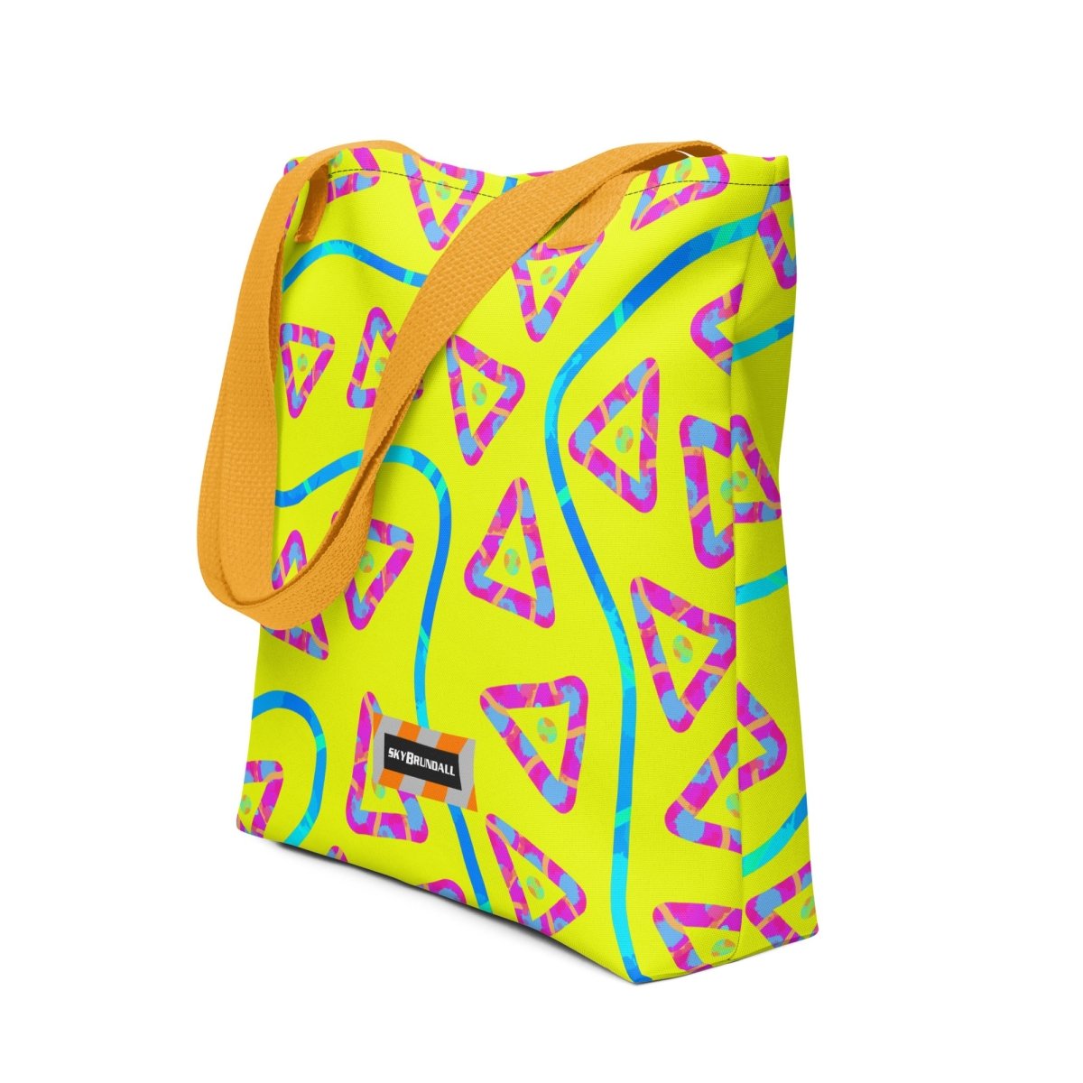 DWF Urban Jump Yellow Tote Bag from Sky Brundall Concepts