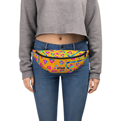 Electric Crumble Yellow Fanny Pack from Sky Brundall Concepts