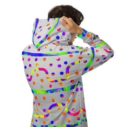 Rainbow Fiesta Unisex Zip Hoodie from Sky Brundall Concepts