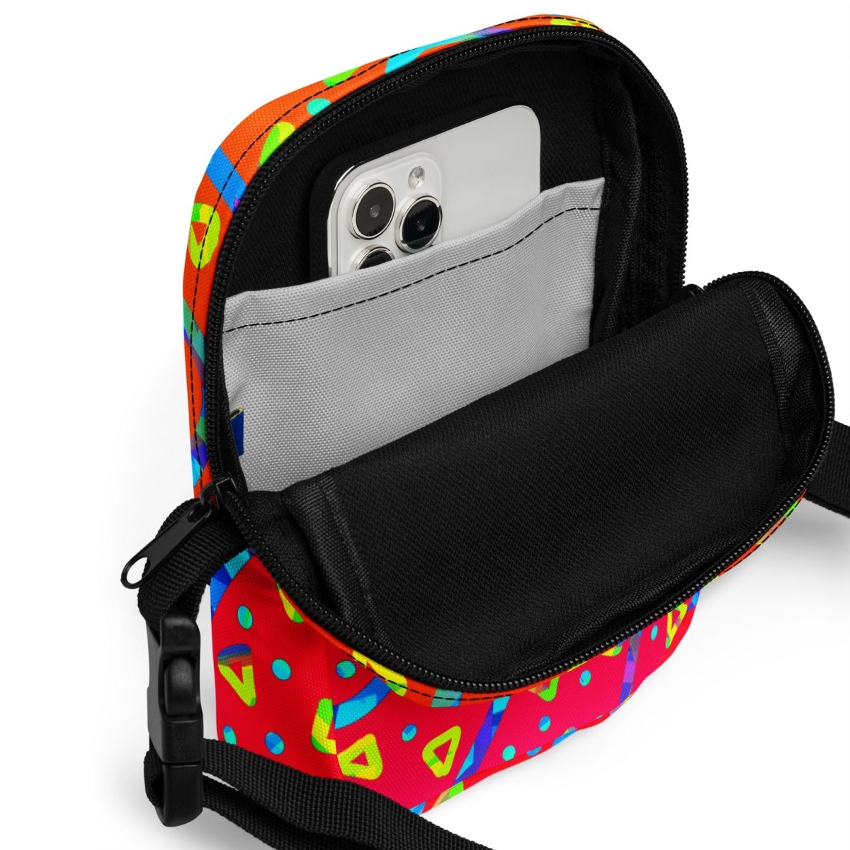 Warm Blaze Candy Rain Utility Crossbody Bag from Sky Brundall Concepts