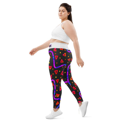 Wild Energy Red Plus Size Leggings from Sky Brundall Concepts