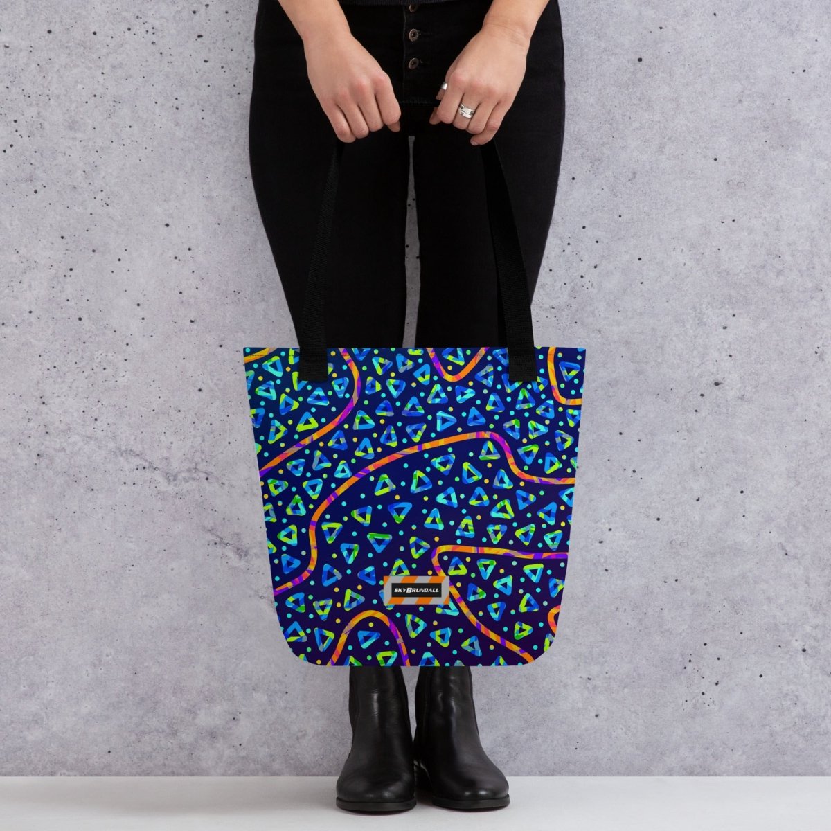 DWF - Electric Crumble Tote Bag from Sky Brundall Concepts