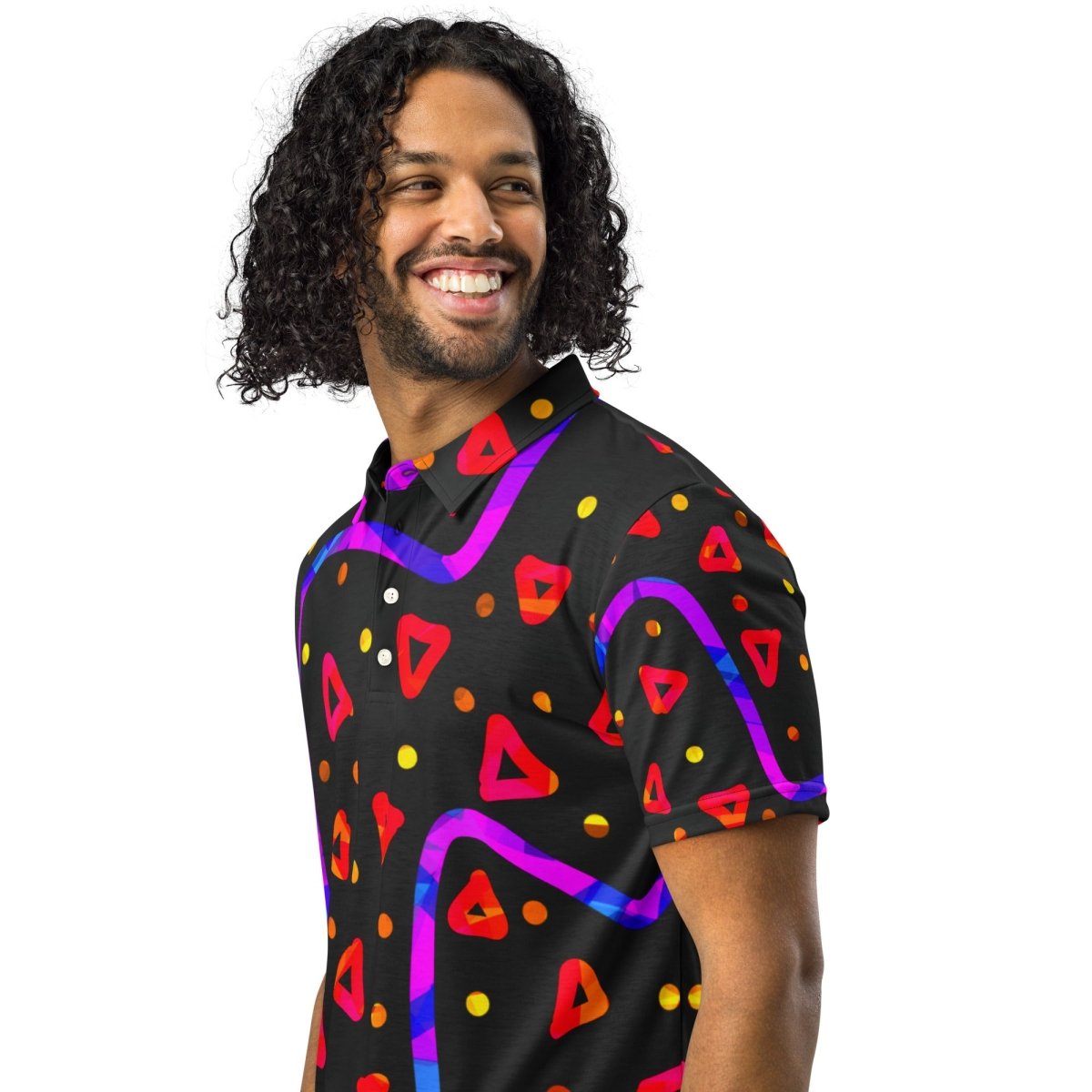 Wild Energy Red Men’s Slim Fit Polo from Sky Brundall Concepts