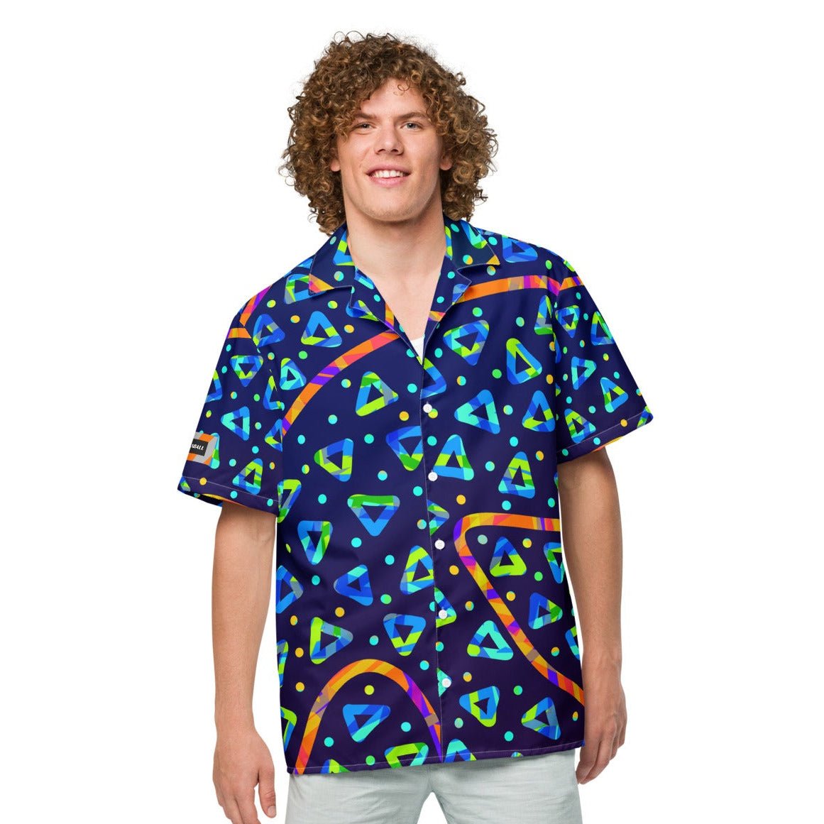Electric Crumble Unisex Button Shirt from Sky Brundall Concepts