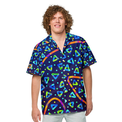 Electric Crumble Unisex Button Shirt from Sky Brundall Concepts