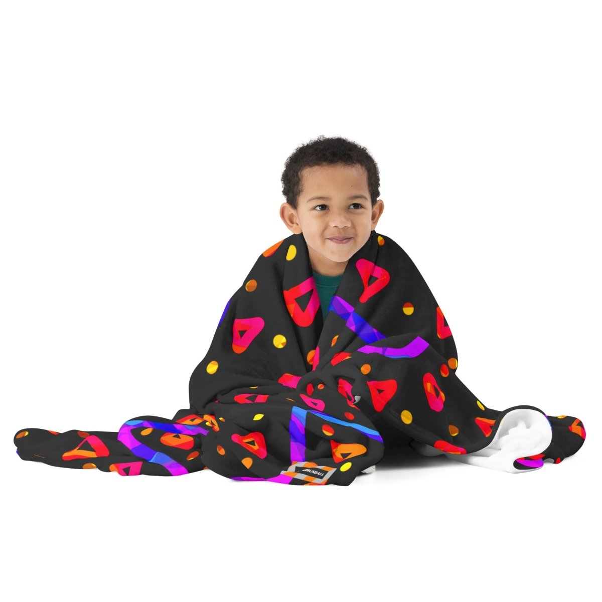 DWF Wild Energy Red Throw Blanket from Sky Brundall Concepts