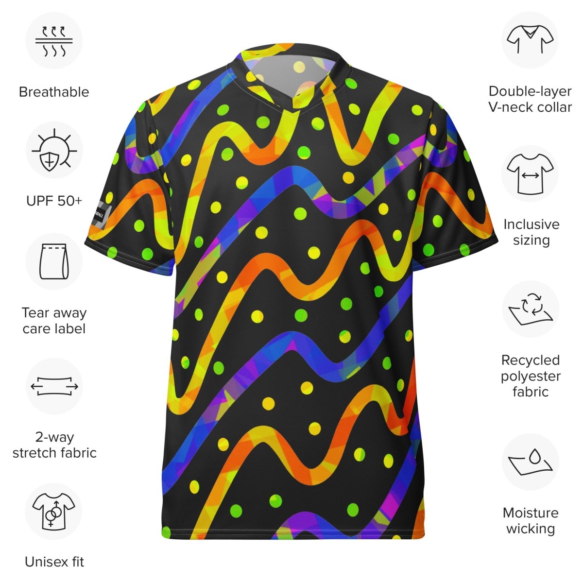 Thunder Burst Unisex Sports Jersey from Sky Brundall Concepts