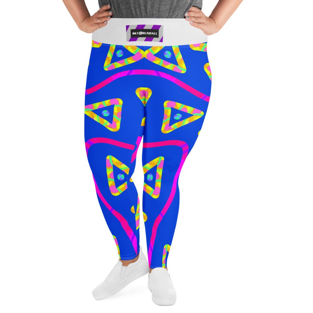 Urban Jump Blue Plus Size Leggings from Sky Brundall Concepts