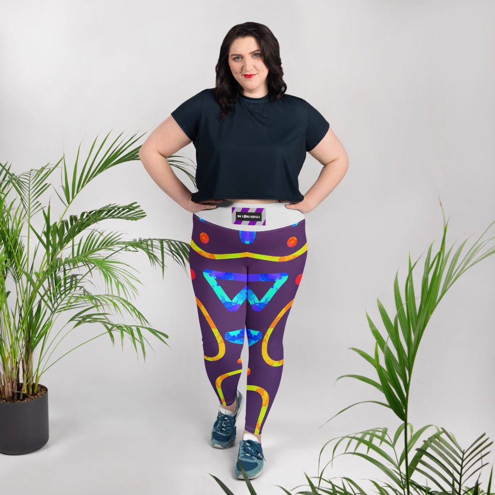 Arcade Crunch 1 Plus Size Leggings from Sky Brundall Concepts