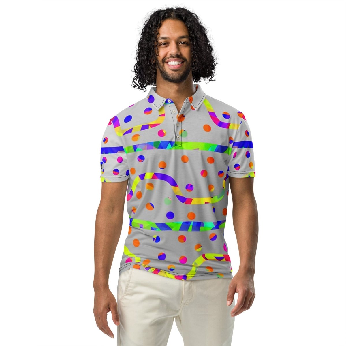 Rainbow Fiesta Men’s Slim Fit Polo from Sky Brundall Concepts
