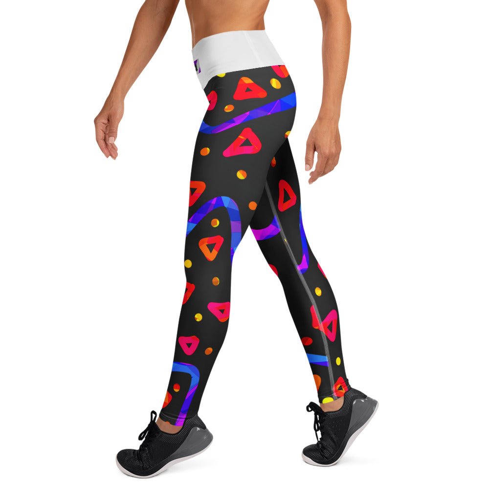 DWF Wild Energy Red Yoga Leggings from Sky Brundall Concepts