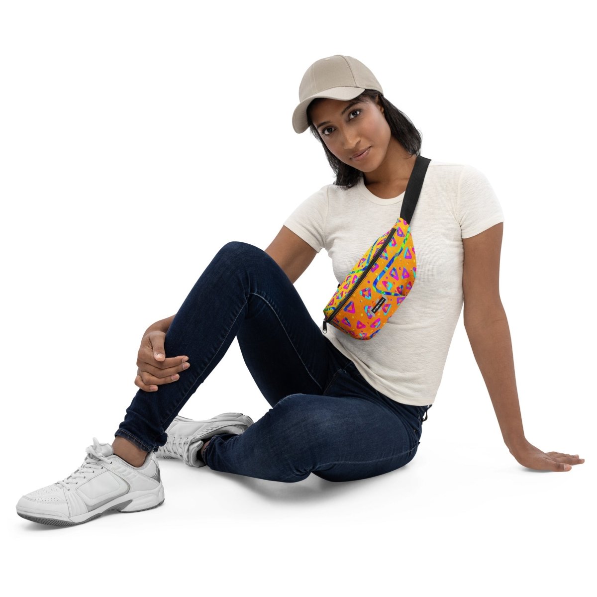 Electric Crumble Yellow Fanny Pack from Sky Brundall Concepts
