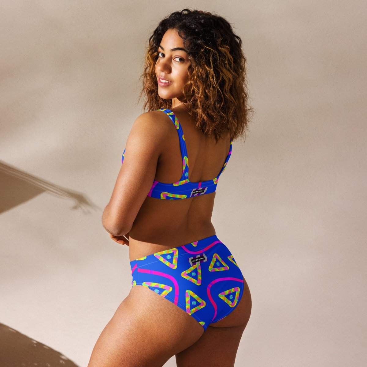 Urban Jump Blue High-waisted Bikini from Sky Brundall Concepts