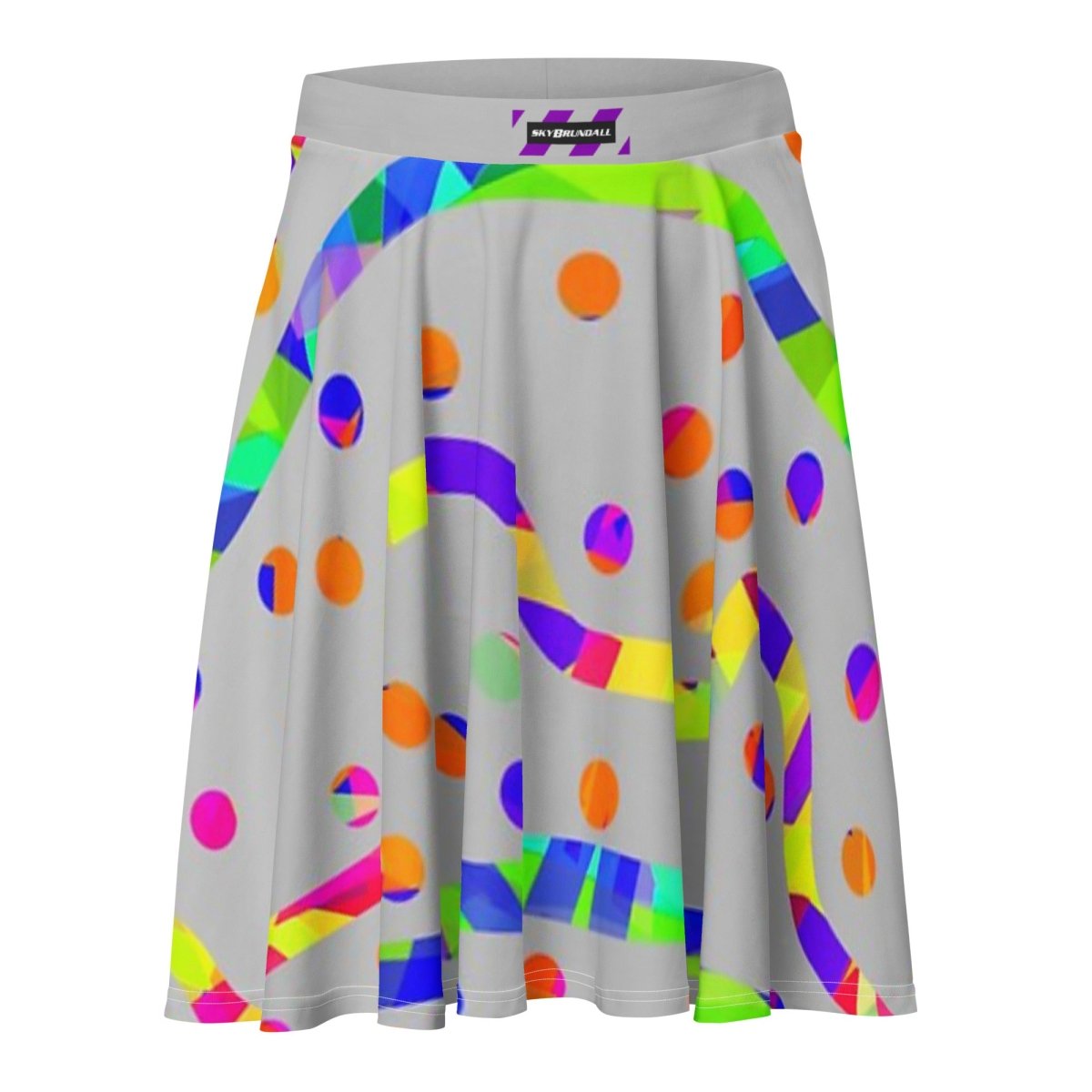 DWF Rainbow Fiesta Skater Skirt from Sky Brundall Concepts