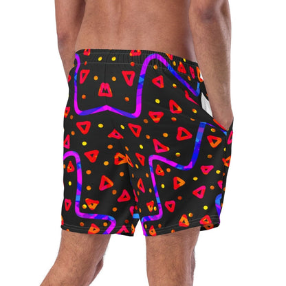 DWF Wild Energy Red Swim Trunks from Sky Brundall Concepts