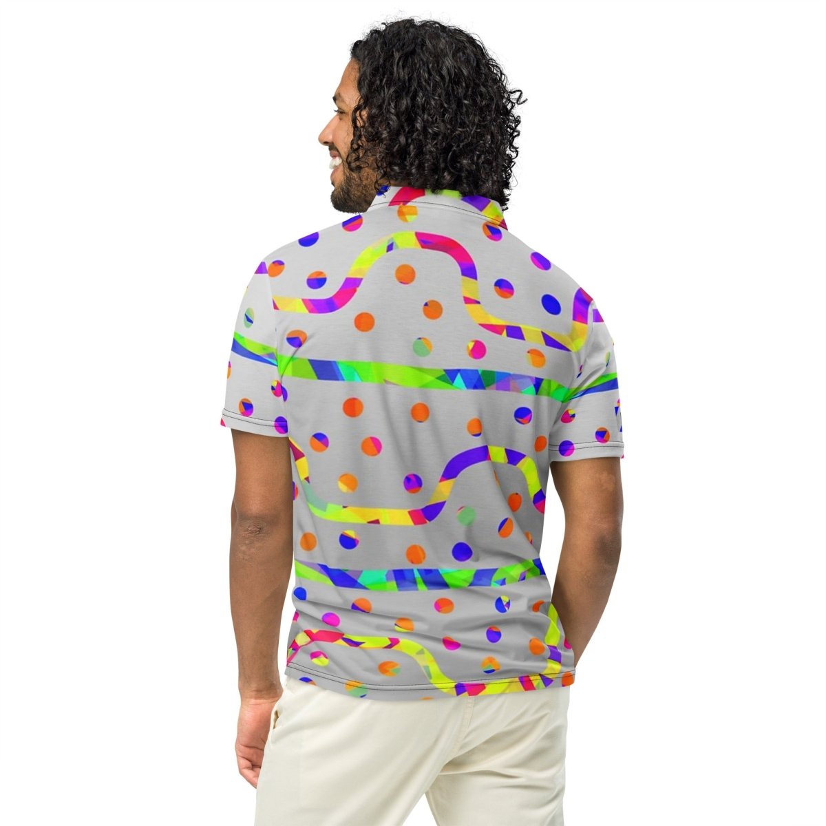 Rainbow Fiesta Men’s Slim Fit Polo from Sky Brundall Concepts