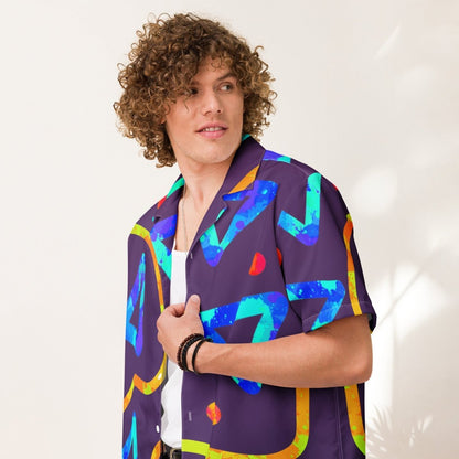 Arcade Crunch 1 Unisex Button Shirt from Sky Brundall Concepts