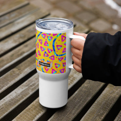 Electric Crumble Yellow Travel Mug from Sky Brundall Concepts