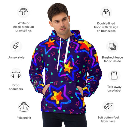 Starlight Delight Unisex Hoodie from Sky Brundall Concepts