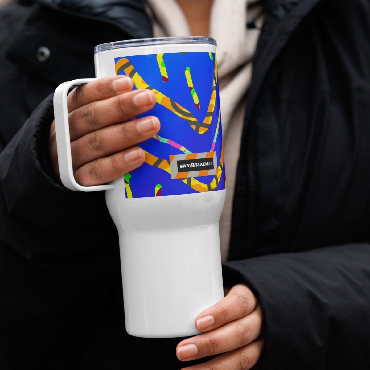 DWF California Tiger Travel Mug from Sky Brundall Concepts