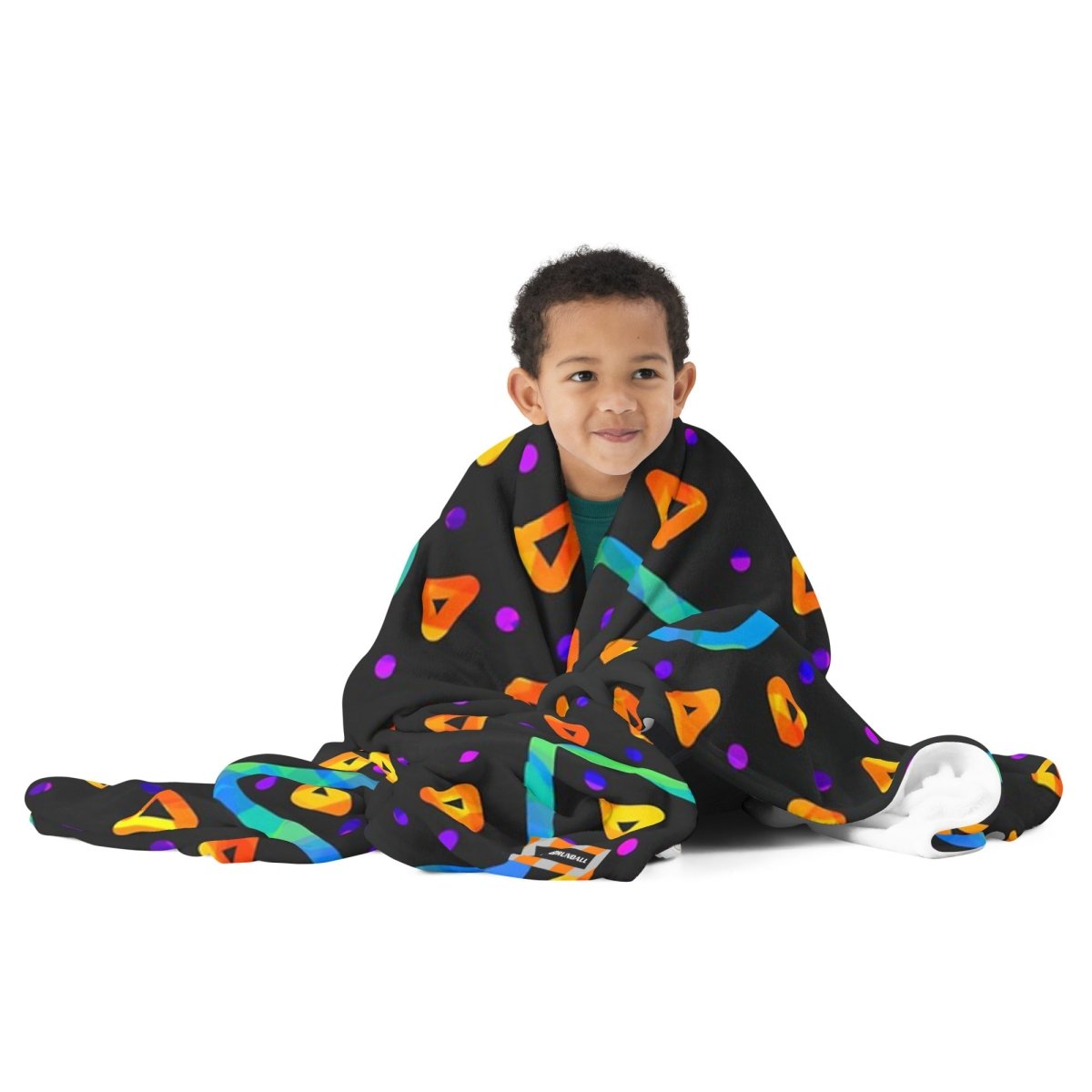 Wild Energy Orange Throw Blanket from Sky Brundall Concepts