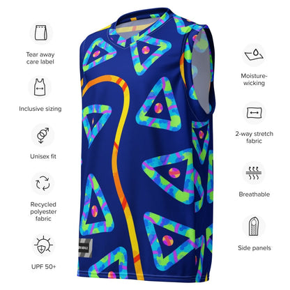 Urban Jump Unisex Basketball Jersey from Sky Brundall Concepts