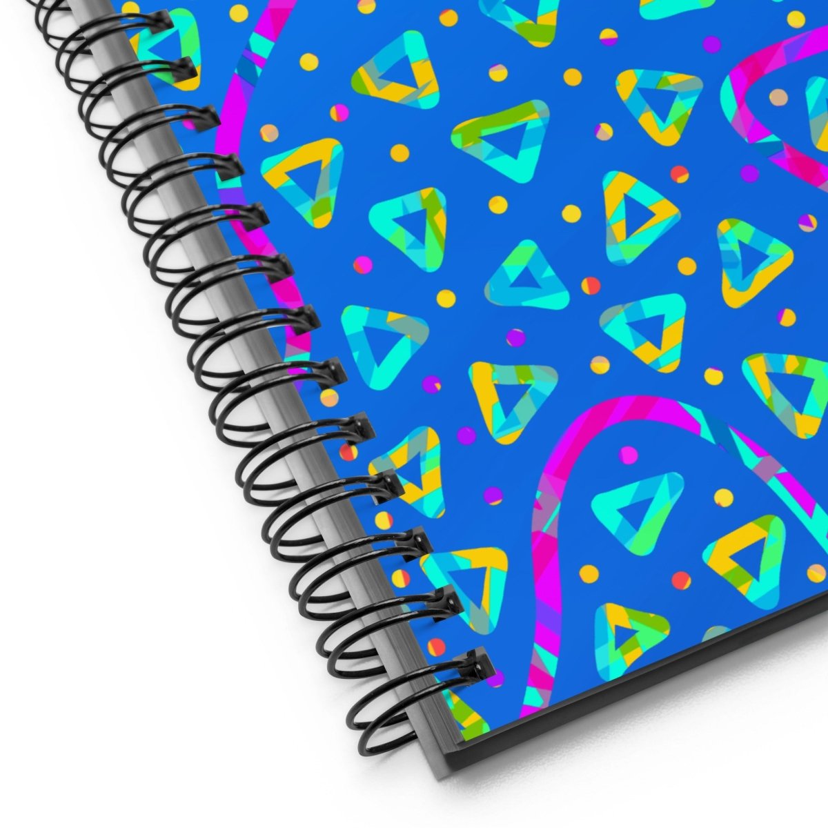 Electric Crumble Blue Spiral Notebook from Sky Brundall Concepts