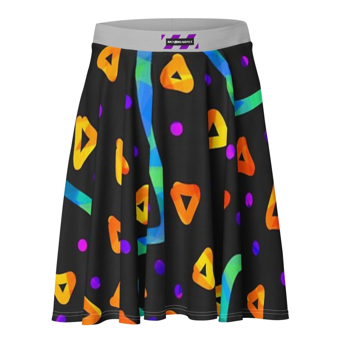 Wild Energy Orange Skater Skirt from Sky Brundall Concepts