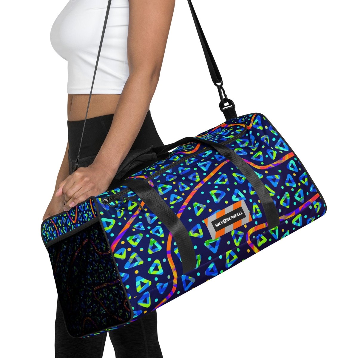 Dream Wave Festival - Electric Crumble 1 Duffle Bag from Sky Brundall Concepts