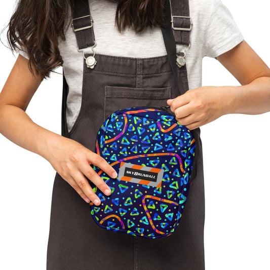 Dream Wave Festival - Electric Crumble 1 Utility Crossbody Bag from Sky Brundall Concepts