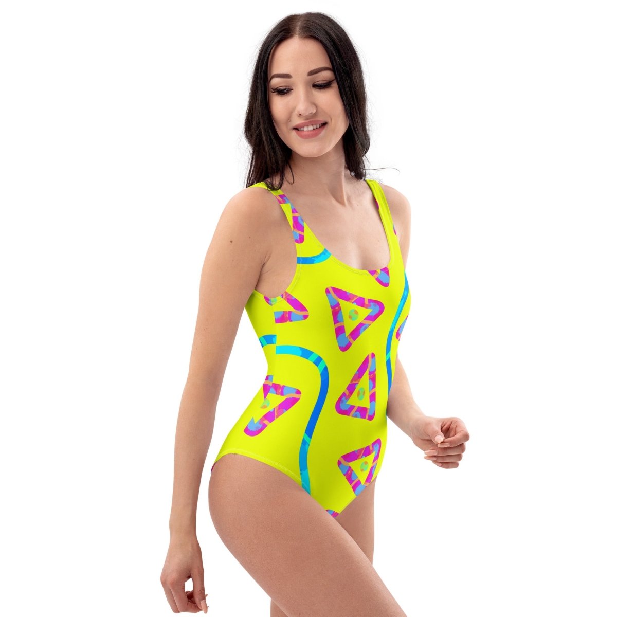 Urban Jump Yellow One-Piece Swimsuit from Sky Brundall Concepts